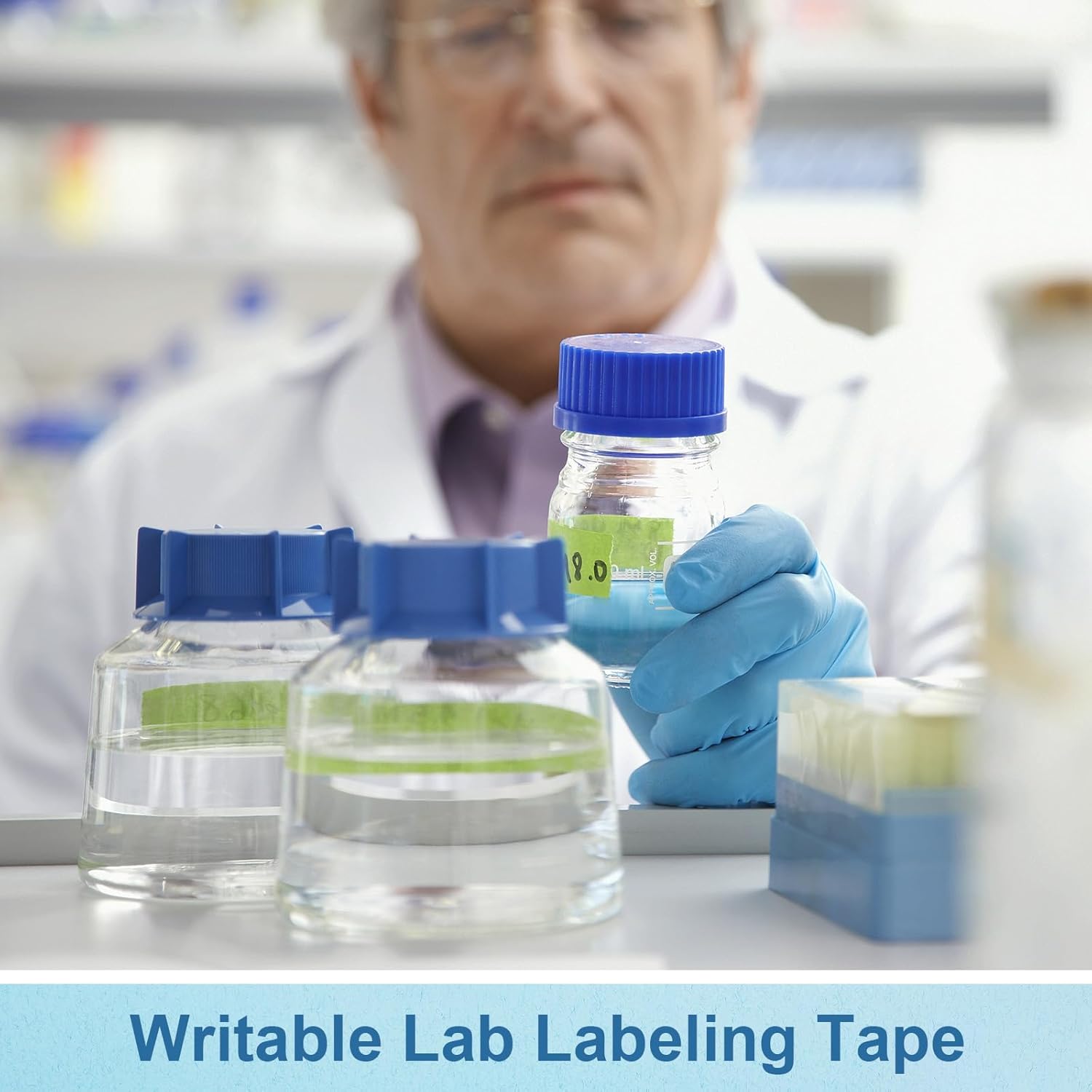 Glenmal 6 Rolls Laboratory Labeling Tapes, 164 Feet Long x 3/4 Inch Width, Temperature Resistant Water Resistant Freezer, Assorted Color for Marking and Color Coding Label Tape (Classic) - Image 5