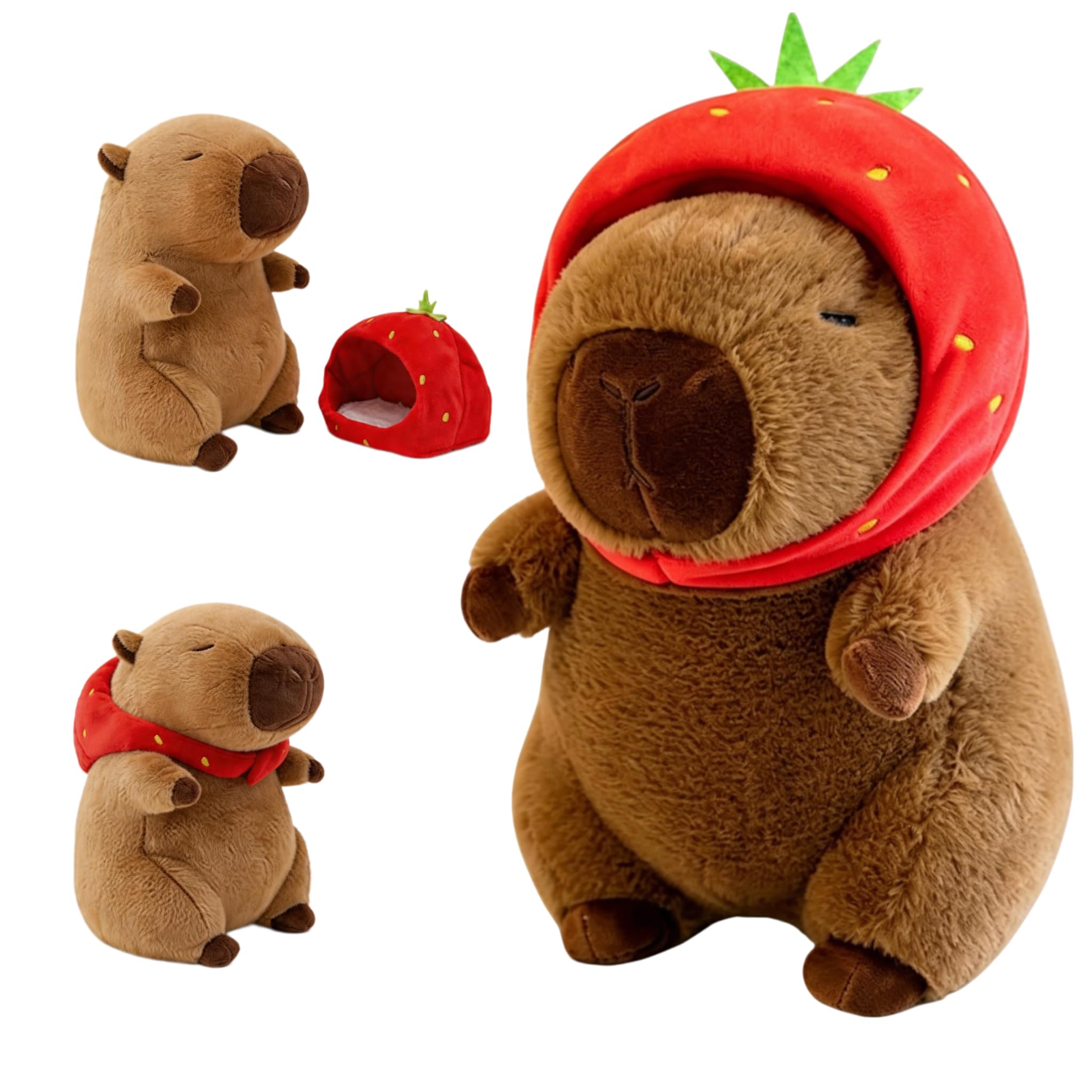Amazon.co.jp: ぬいぐるみ 抱き枕 カピバラ 動物 特大 ストロベリー