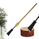 Smarkey Root Cutting Tool Bamboo Tree Stump Remover Spade Shovel Garden Slayer Planting Puller Digging Bar - Heavy Duty, Black Yellow
