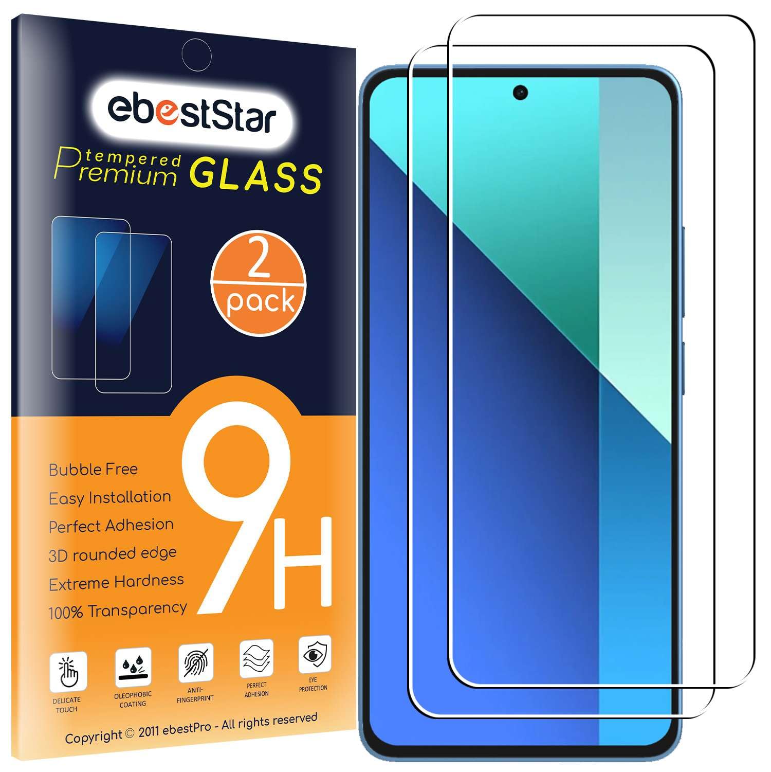 Cristal Templado 9h Para Xiaomi Redmi 9a + Mica De Camara 7h | Meses