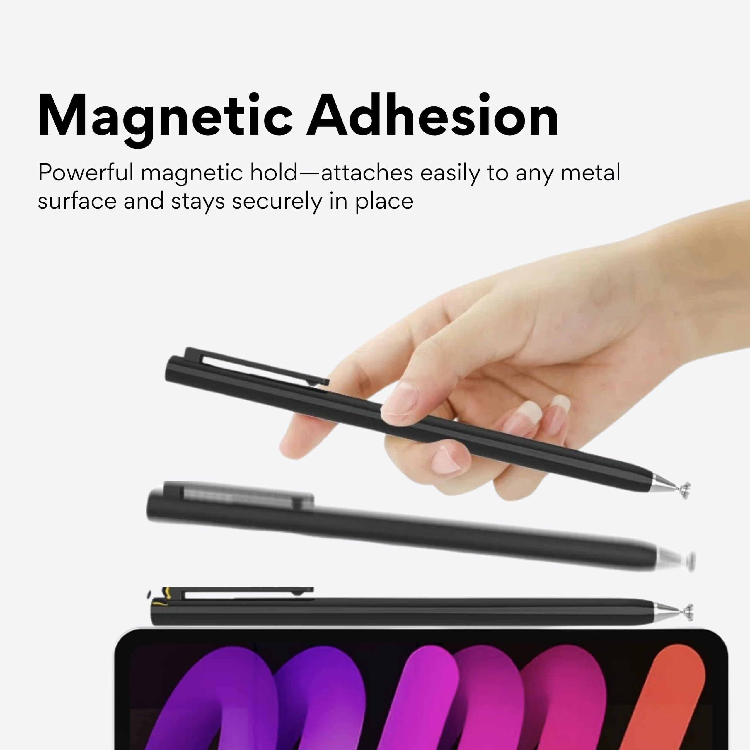 Stift mit feiner Spitze für Nintendo Switch 2/Switch OLED/Switch Stylus – 5 mm Disc-Spitze, magnetischer Eingabestift, einziehbarer kapazitiver Bleistift für Samsung Android Tablet & iOS Touchscreens