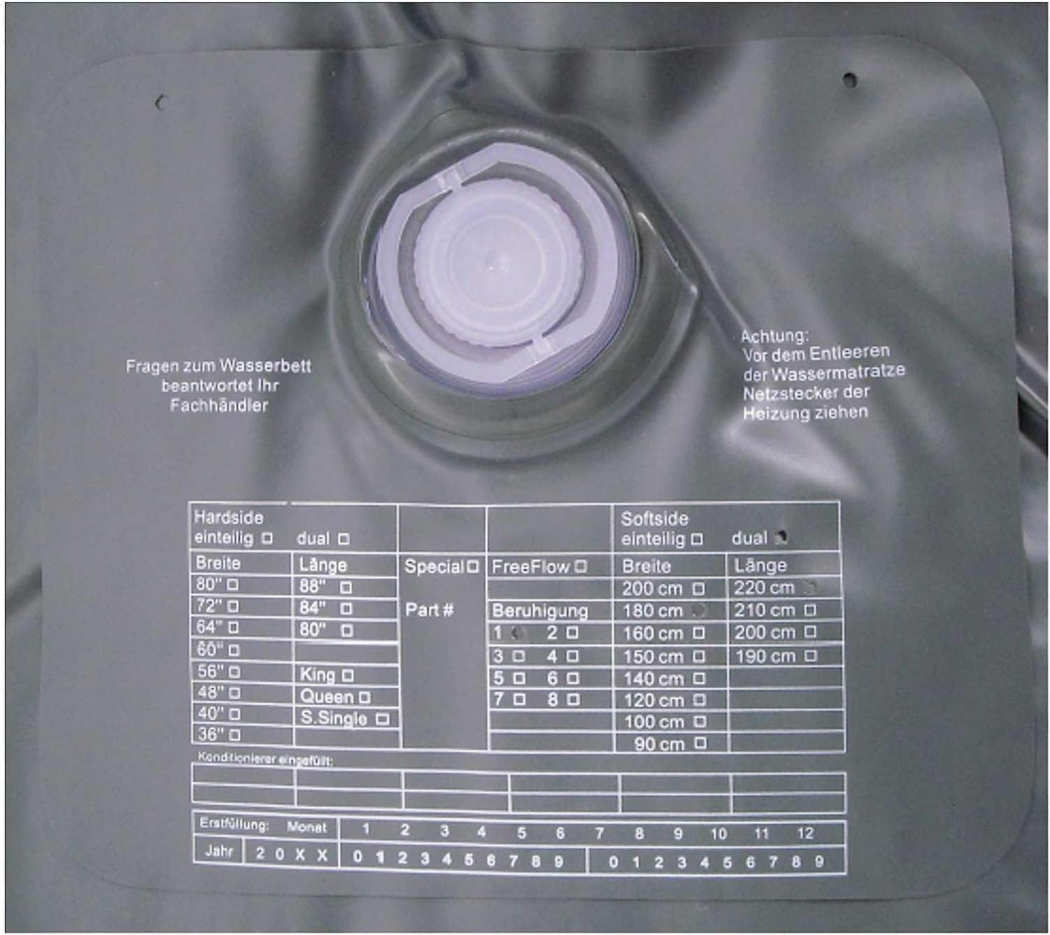 Abbco Eezy Wasserkern Dual 180 x 200-200 x 220 (200 x 210 cm, F3)