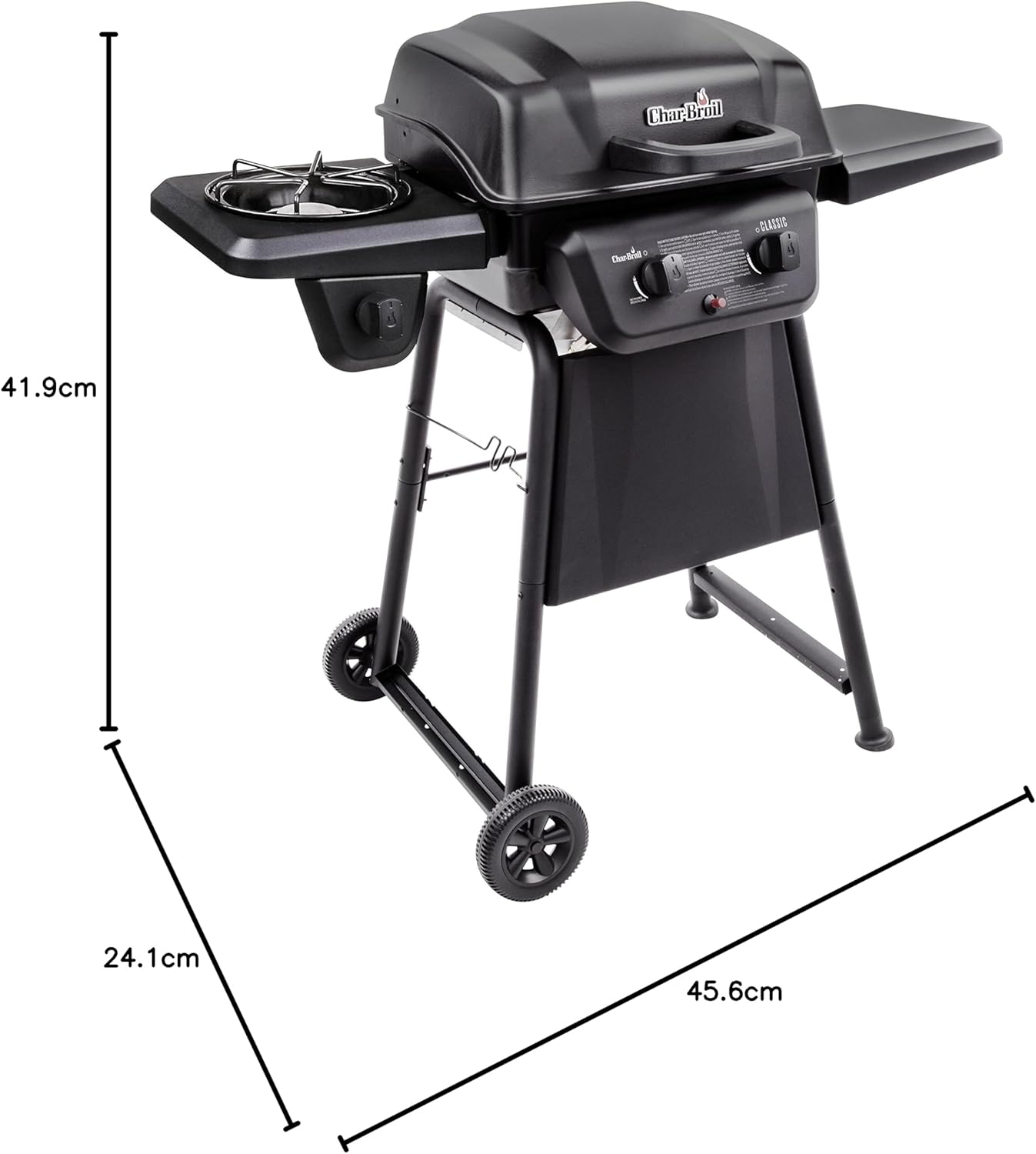 Charbroil® Classic Series™ Convective 2-Burner with Side Burner Propane Gas Stainless Steel Grill - 463672817-P2 Charbroil® Classic Series™ Convective 2-Burner with Side Burner Propane Gas Stainless Steel Grill - 463672817-P2