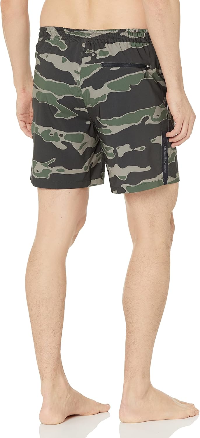 Quiksilver Men's Standard Omni Training Short 17 Volley Swim Trunk Bathing Suit