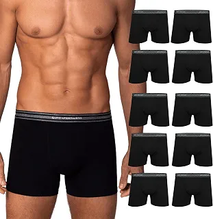 Kit 10 Cueca Boxer Lupo Algodão Cotton Respirável Masculina