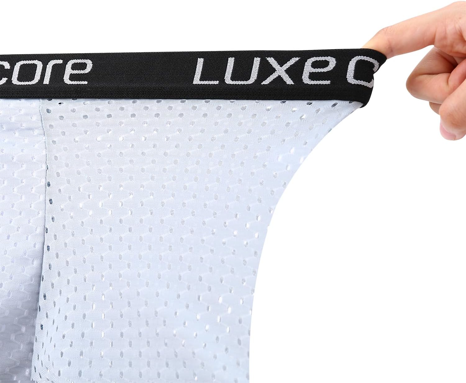 Men's Breathable Boxer Briefs Sports 4-Pack - AirMesh Ultra Moisture Wicking Quick-Dry Underwear for Men Multipack - Image 2