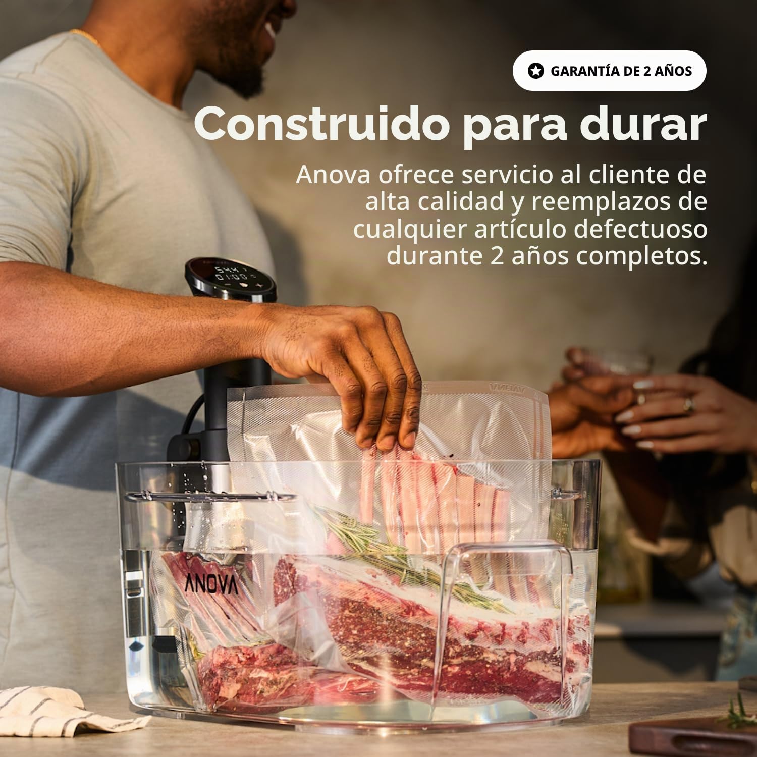 Anova Culinary Sous Vide - Olla de precisión 3.0 (WiFi), 1100 vatios