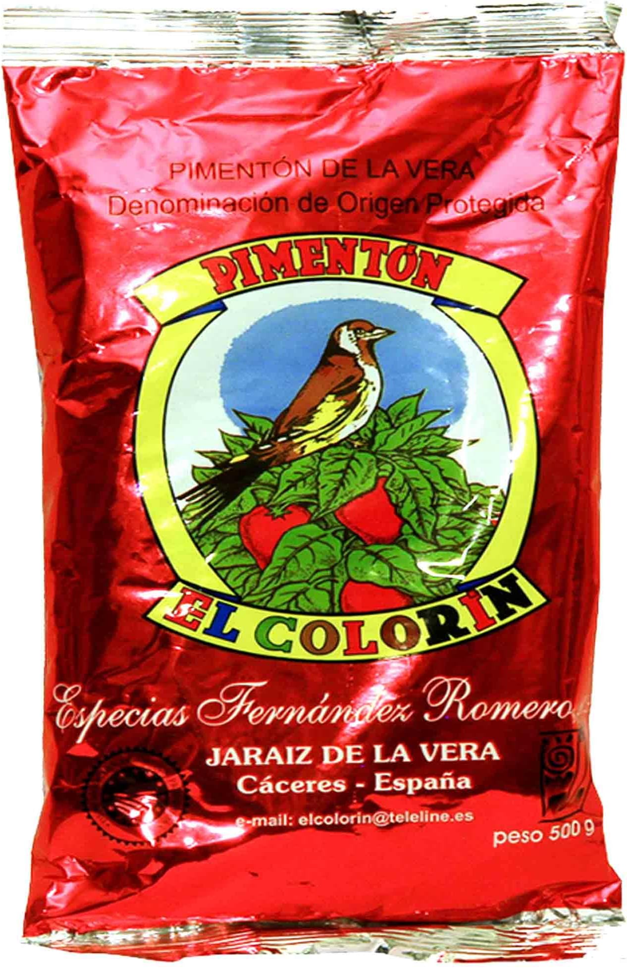 De La Vera Hot Smoked Spanish Paprika Powder 500 grams Pimenton