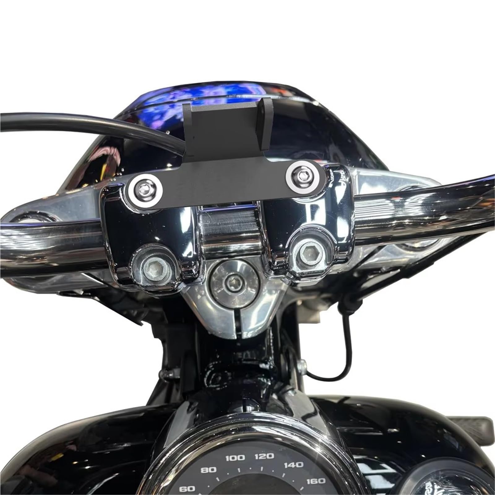 Soporte Teléfono Móvil GPS para Fat para Boy 114 2018-2024 Soporte Navegación GPS Motocicleta Adaptador Teléfono Montaje