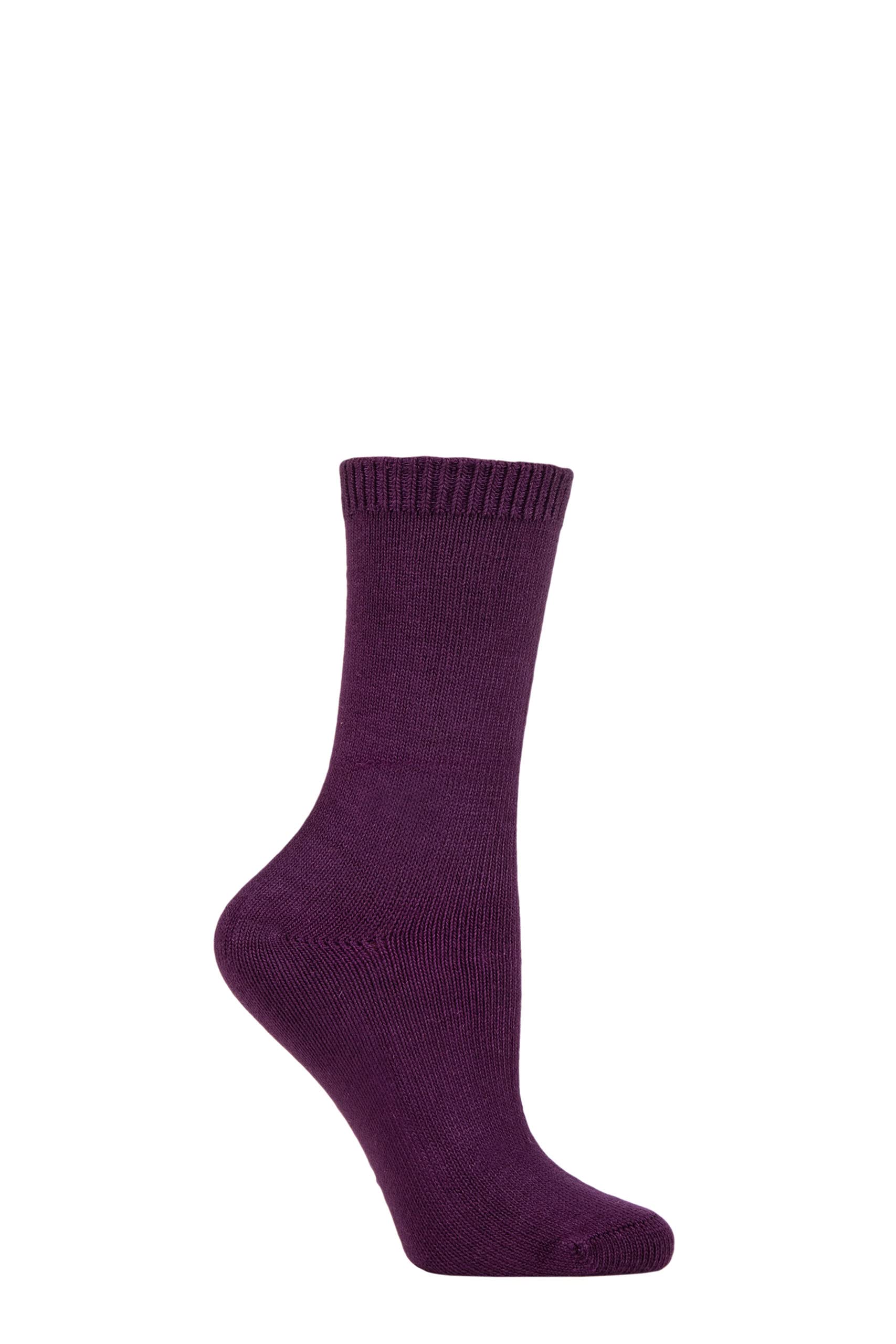 SockShop Lazy Panda Mens and Ladies Bamboo Socks Pack of 1 Purple 4-8