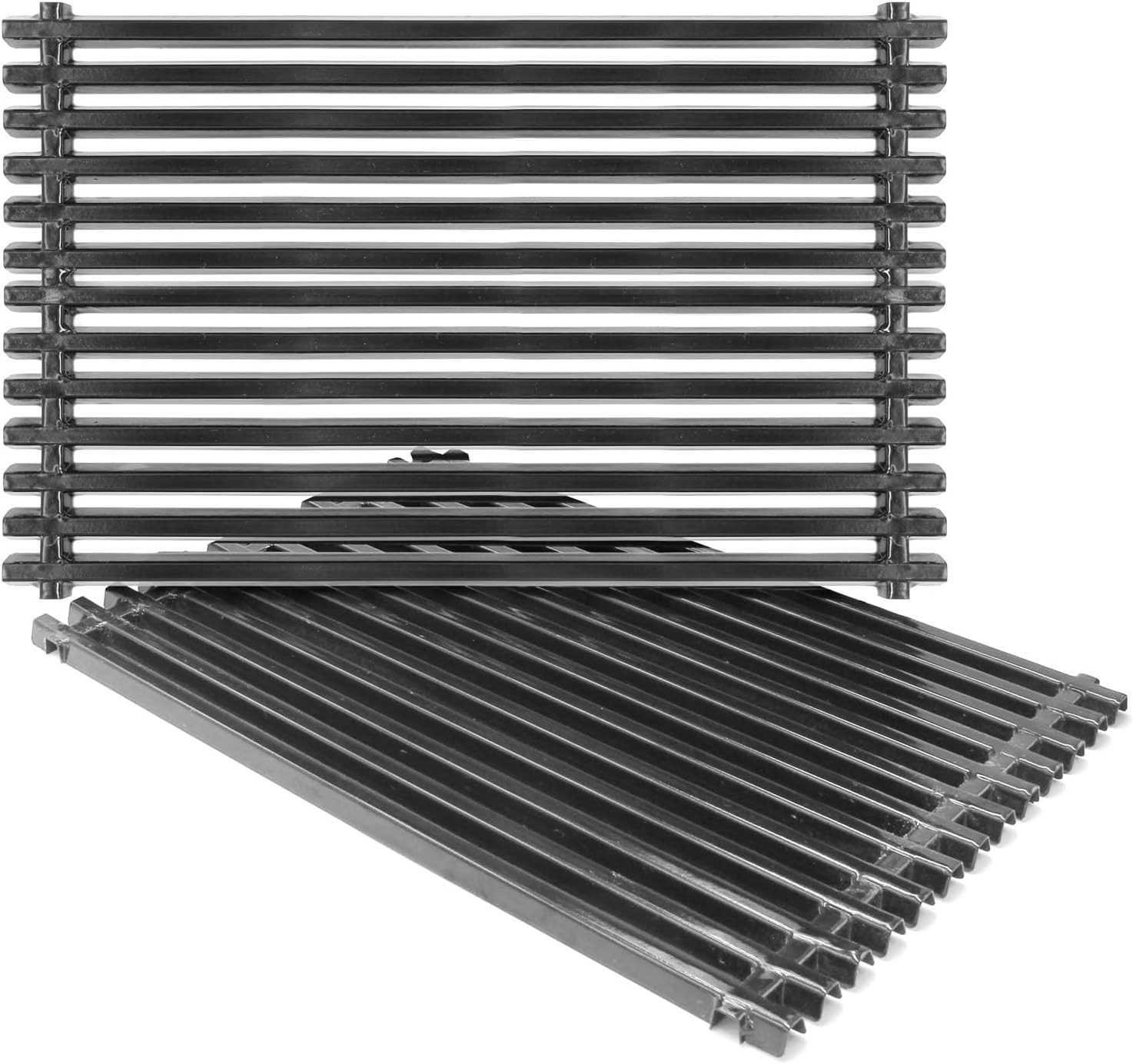 7523 15" Porcelain-Enameled Cooking Grates Replacement for Weber Spirit E-210, Spirit S 200/210, Spirit 500, Genesis Silver A Gas Grill (15 x 11 5/16), 2 Grates/Set