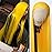 BTWTRY Yellow Synthetic Lace Front Wig Long Straight Lace Front Synthetic Wig Pre Plucked Natural Hairline Glueless Heat Resistant Fiber Hair Wig for Fashion Women (Yellow)