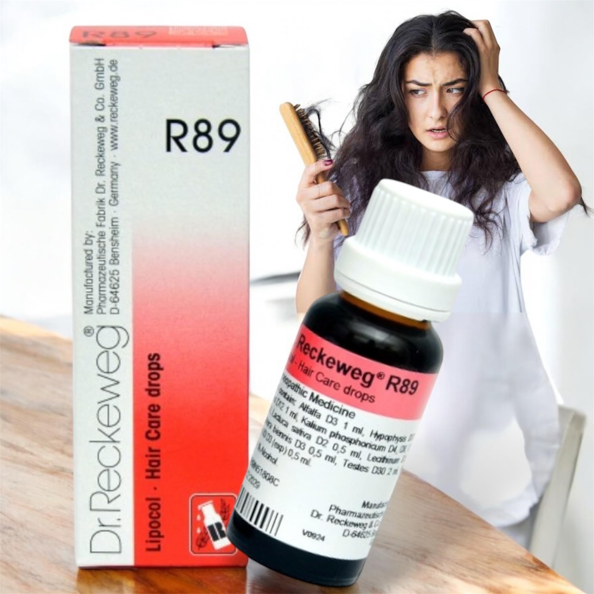 KRIG's Dr. Reckeweg R89 Lipocol Drops (Set Of 1 Bottle) - Hair Care Drops, 150 Grams