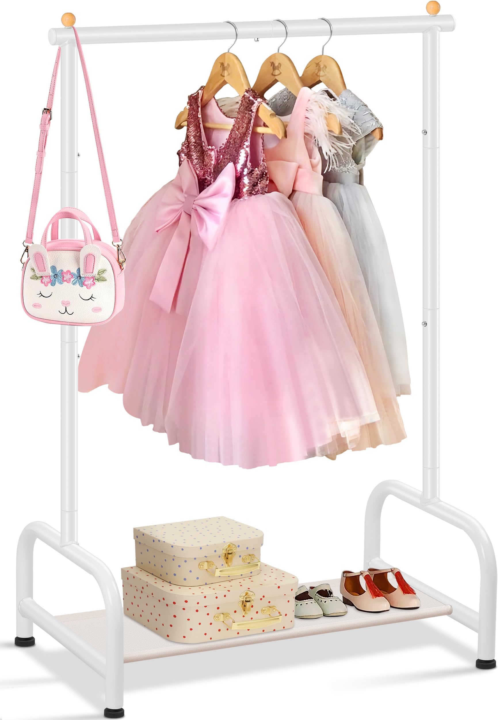 Amazon.com: Whitmor Freestanding Garment Rack, White : Home & Kitchen