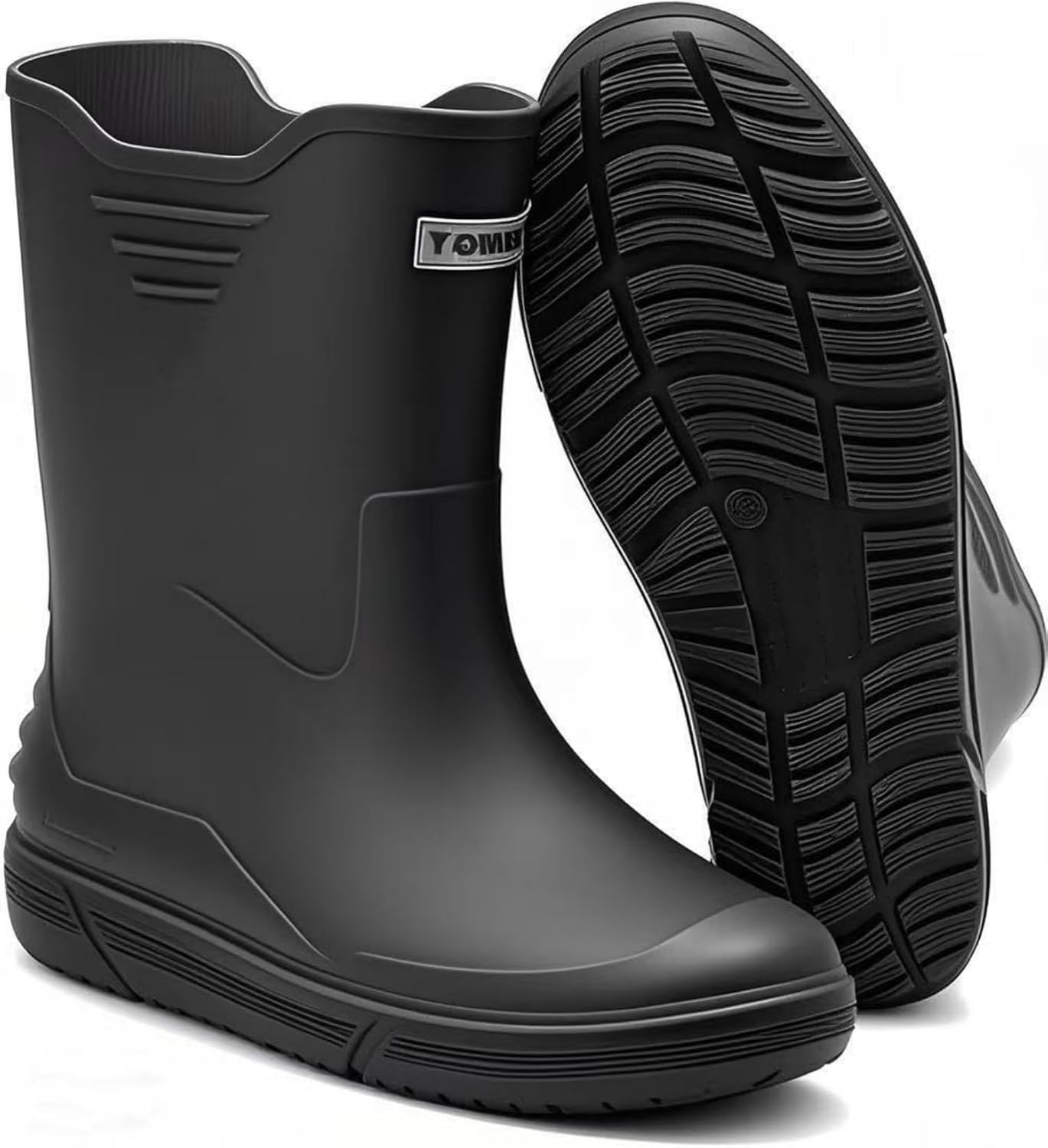 All-Purpose Mid Calf Rain Boots Men Women, Waterproof Anti-Slip Gardening | Lightweight with Comfortable Insole，Fashion Durable Build，Suitable for work and Fishing，Perfect for Mud and Outdoor Use
