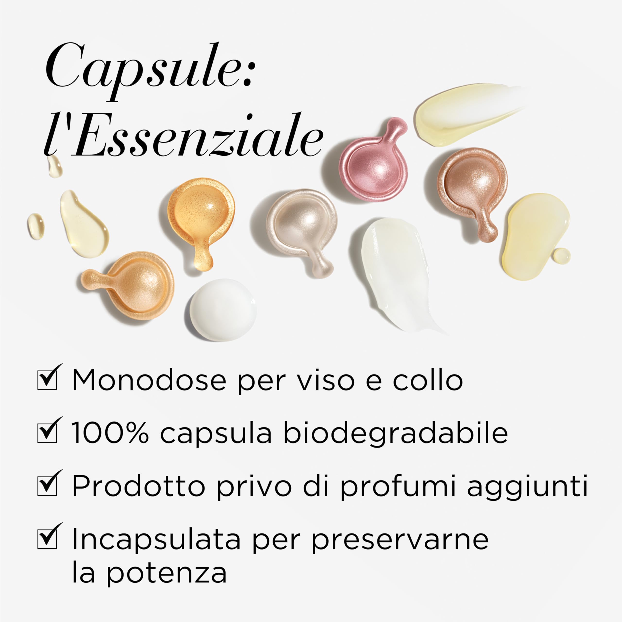 Elizabeth Arden - Ceramide Capsule, con Acido Ialuronico e Ceramide, Siero Idratante Ridensificante Anti-Età e Rassodante con Acido Ialuronico e Ceramidi, Dose Singola, Texture Leggera - 60 Capsule