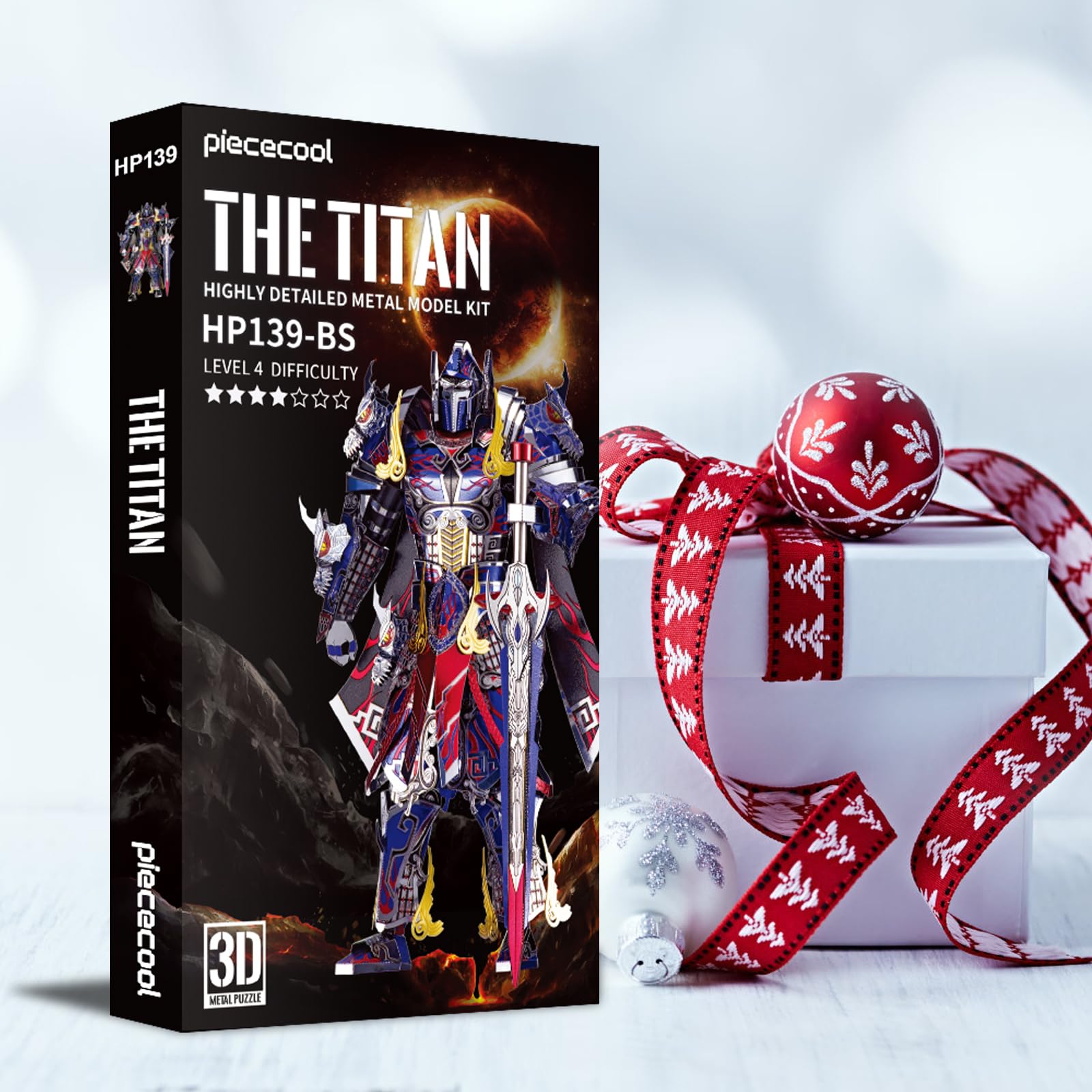 Piececool Kit di modellini in metallo 3D per adulti - Titan 3D puzzle in metallo per adulti