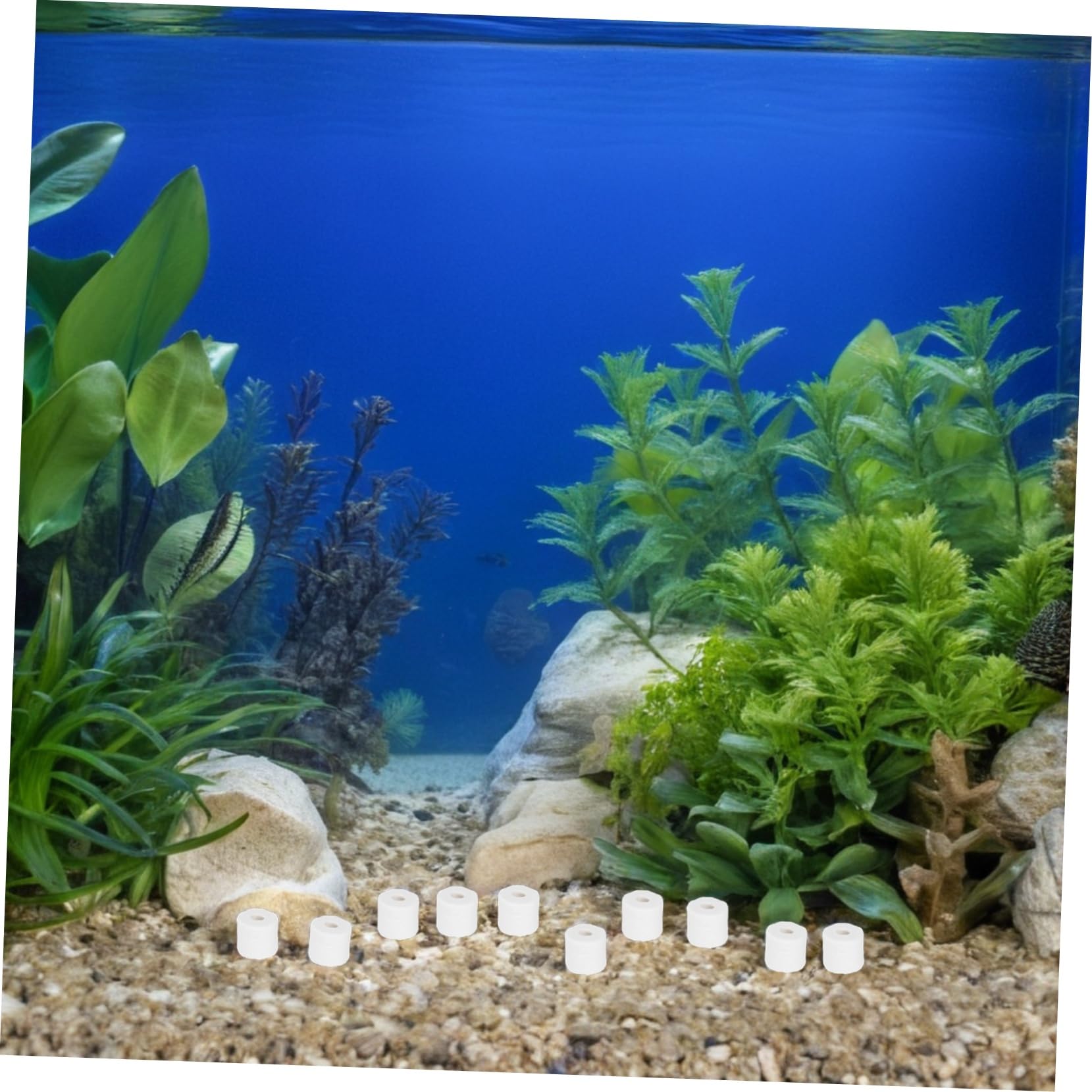 Ipetboom 2bolsas Medios De Filtración Biológica para Pecera Anillos Cerámicos como Elementos Filtrantes para Acuarios De Agua y