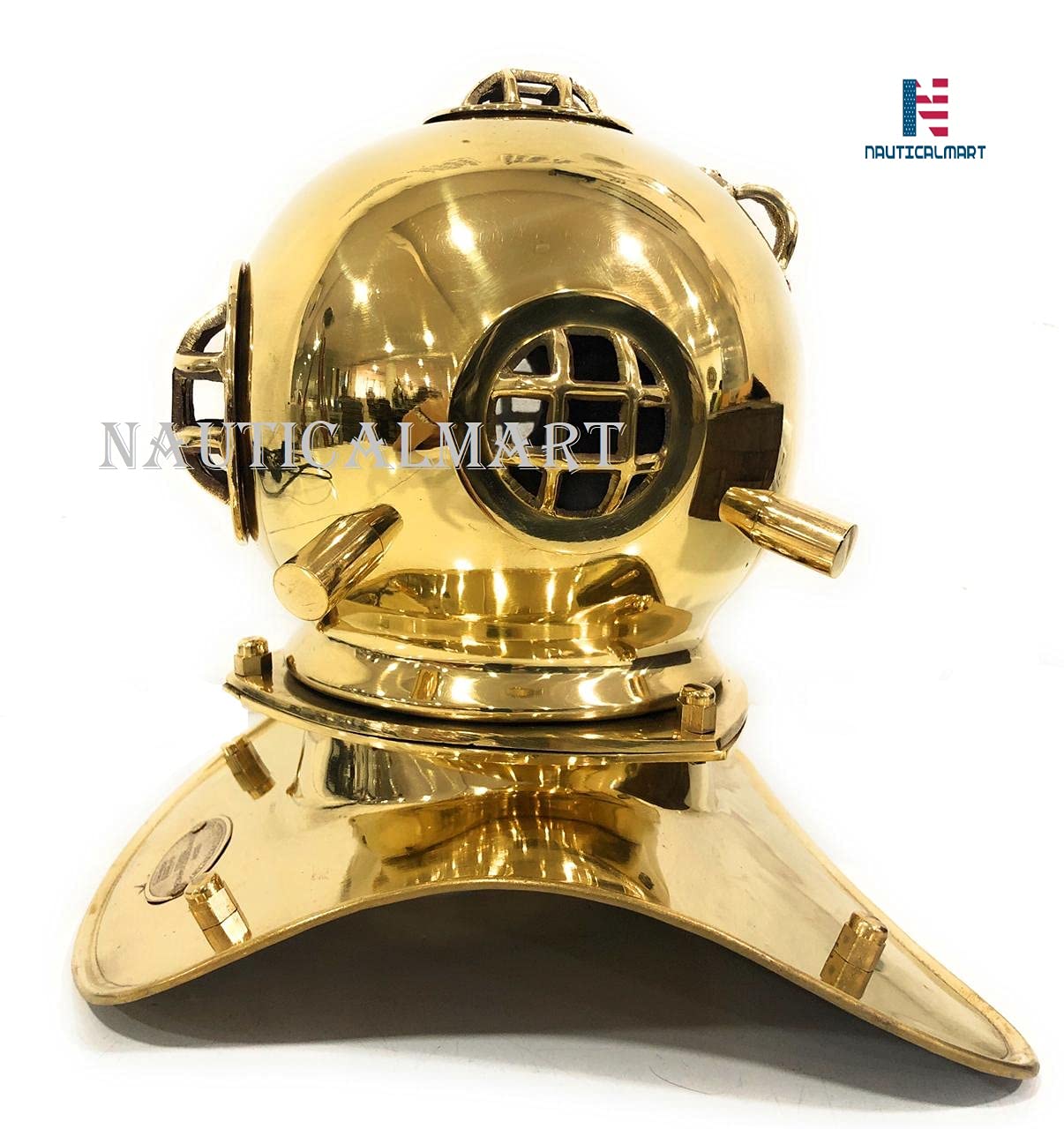 Brass Divers Diving Helmet Miniature US Navy Vintage Handmade Decorative