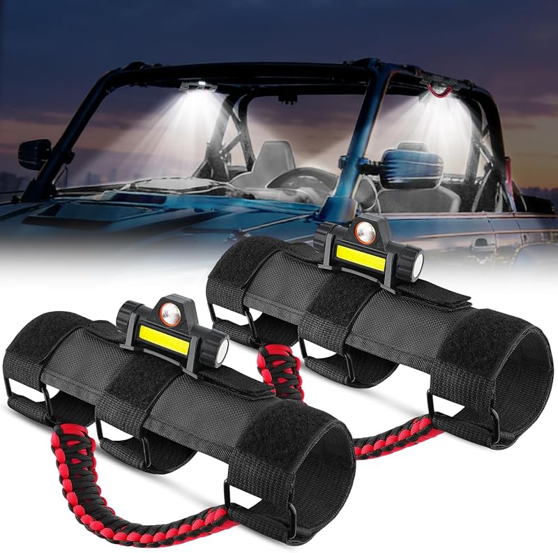 Luz de teto LED Nilight com alças para UTV Can-Am – 2 unidades