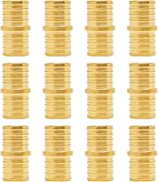 Vista 40 de SUNGATOR Accesorios Pex de 1 pulgada, paquete de 2 acoplamientos Pex de 1/2 pulgada, sin plomo de latón, accesorios Pex de 1 pulgada para tubería Pex