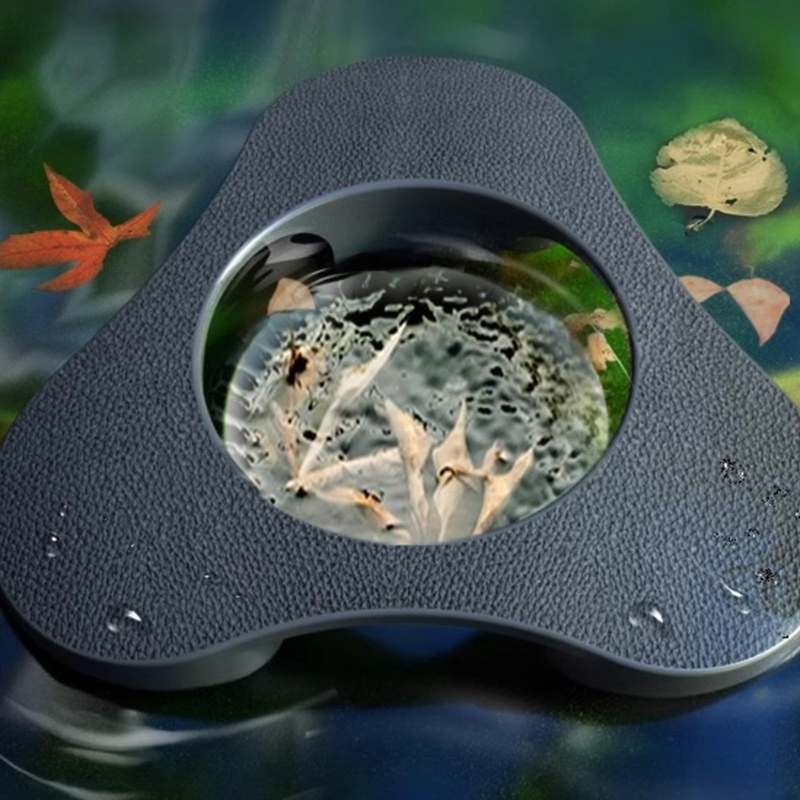 Skimmer perficie con Cesta Recogida Fácil Uso Versátil para Elementos Acuáticos Exteriores