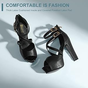 Amazon.com | IDIFU Women's IN5 Charcy Crisscross Strappy Platform