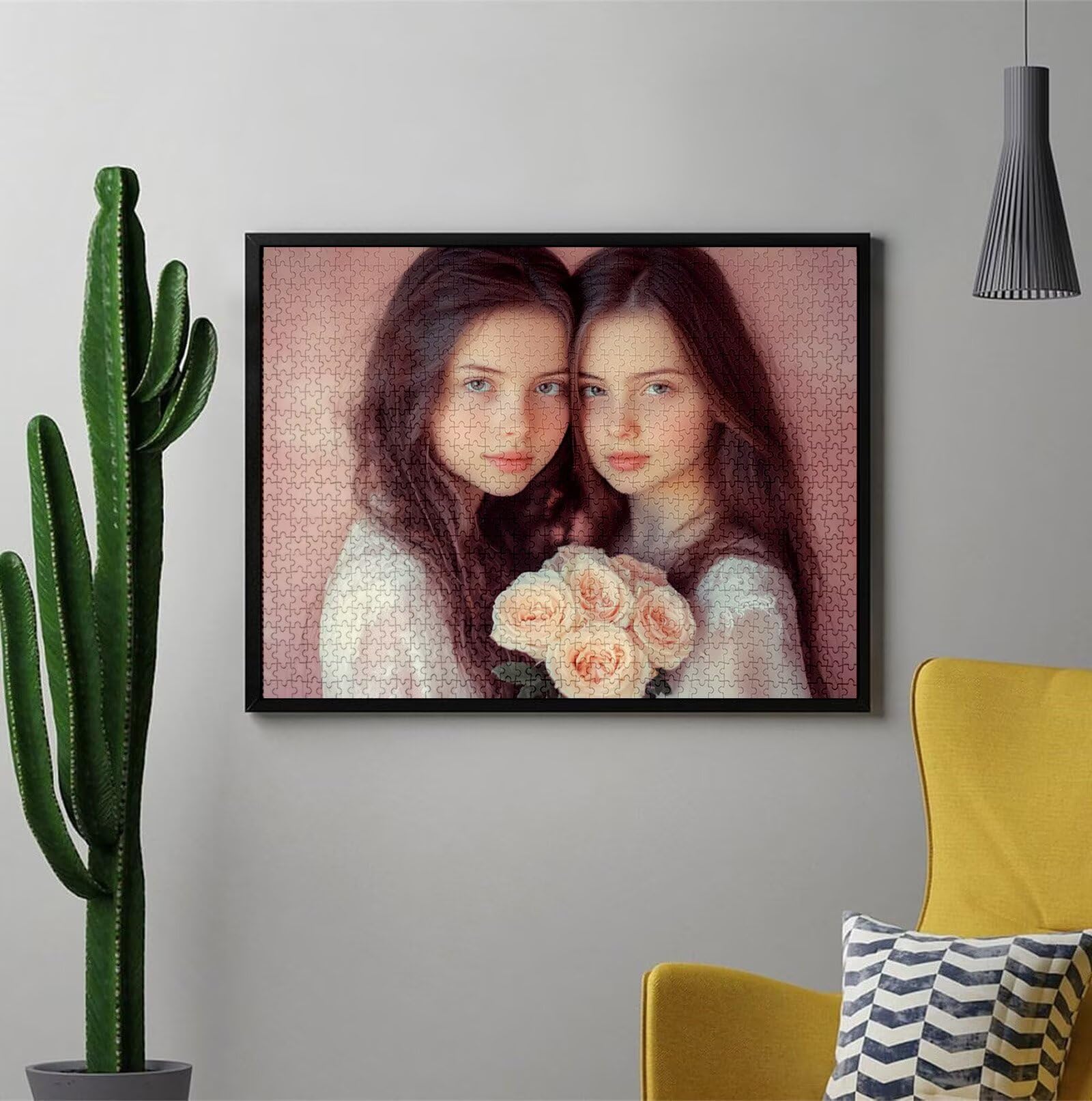 Spersonalizowana łamigłówka ze zdjęciem 1000 1500 2000 3000 4000 5000 sztuk Drewniane Puzzle Spersonalizowane z Twoim Obrazem Oryginalny prezent, z tekstem Rodzina, Zwierzęta, Urodziny, Boże