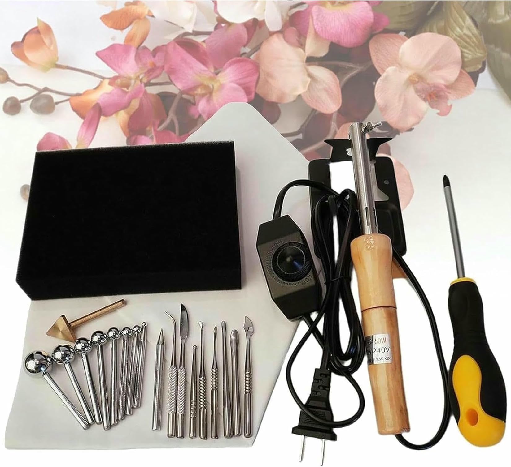 Fleur électrique en tissu pour vos ateliers de création manuelle