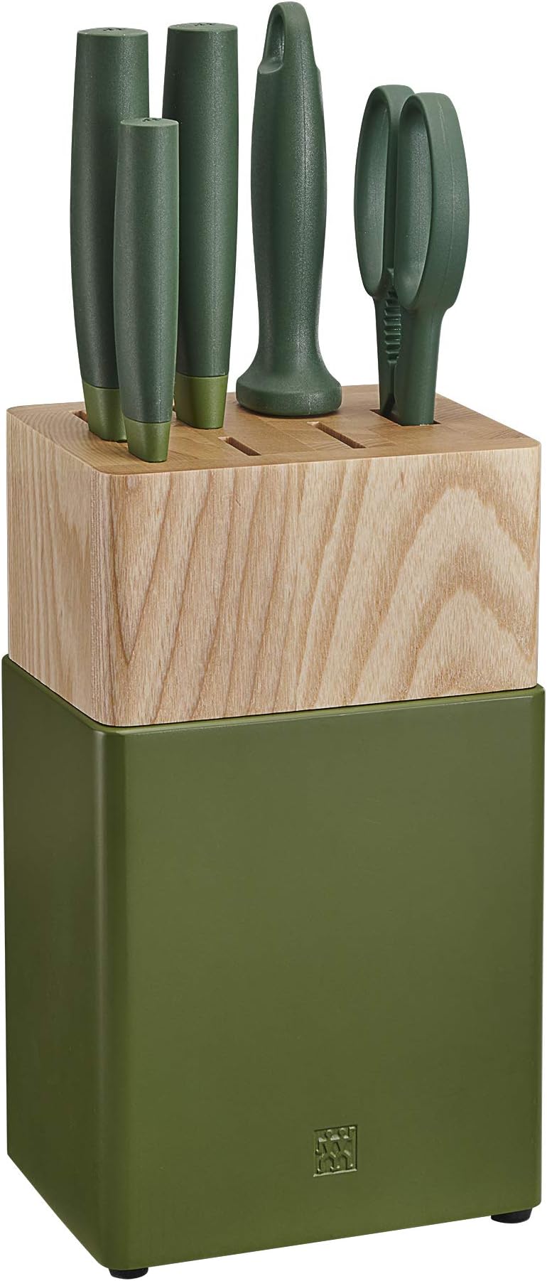 Now S 6-pc Knife Block Set - Lime Green
