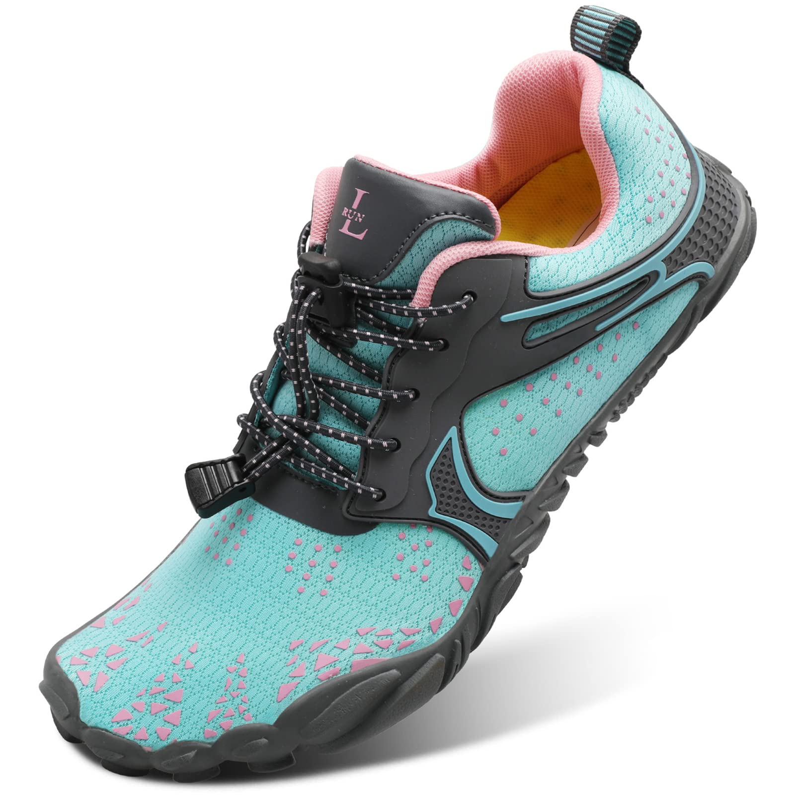 L-RUN Water Shoes for Womens Outdoor Finger Shoes Blue M US (Women 6.5, Men 5)=EU37