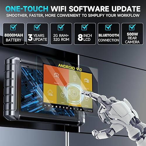 Miniatura 7 de Herramienta de escaneo bidireccional NT809 FOXWELL NT909 mejorada y cable de conversión de extensión de diagnóstico FOXWELL OBD2 OBD II de 16 pines