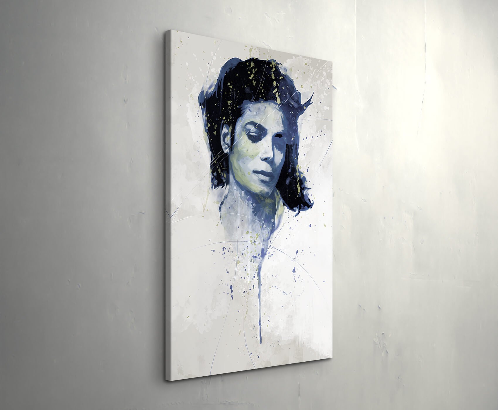 Paul Sinus Art Michael Jackson V 90 x 60 cm sur toile tendue prête à accrocher