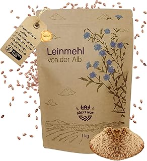 Goldleinsamenmehl 1kg aus Deutschland - pflanzlich, glutenfrei, ballaststoffreich - ideal für Low Carb Brot, Keto & vegane Ernährung - Sölls Hof