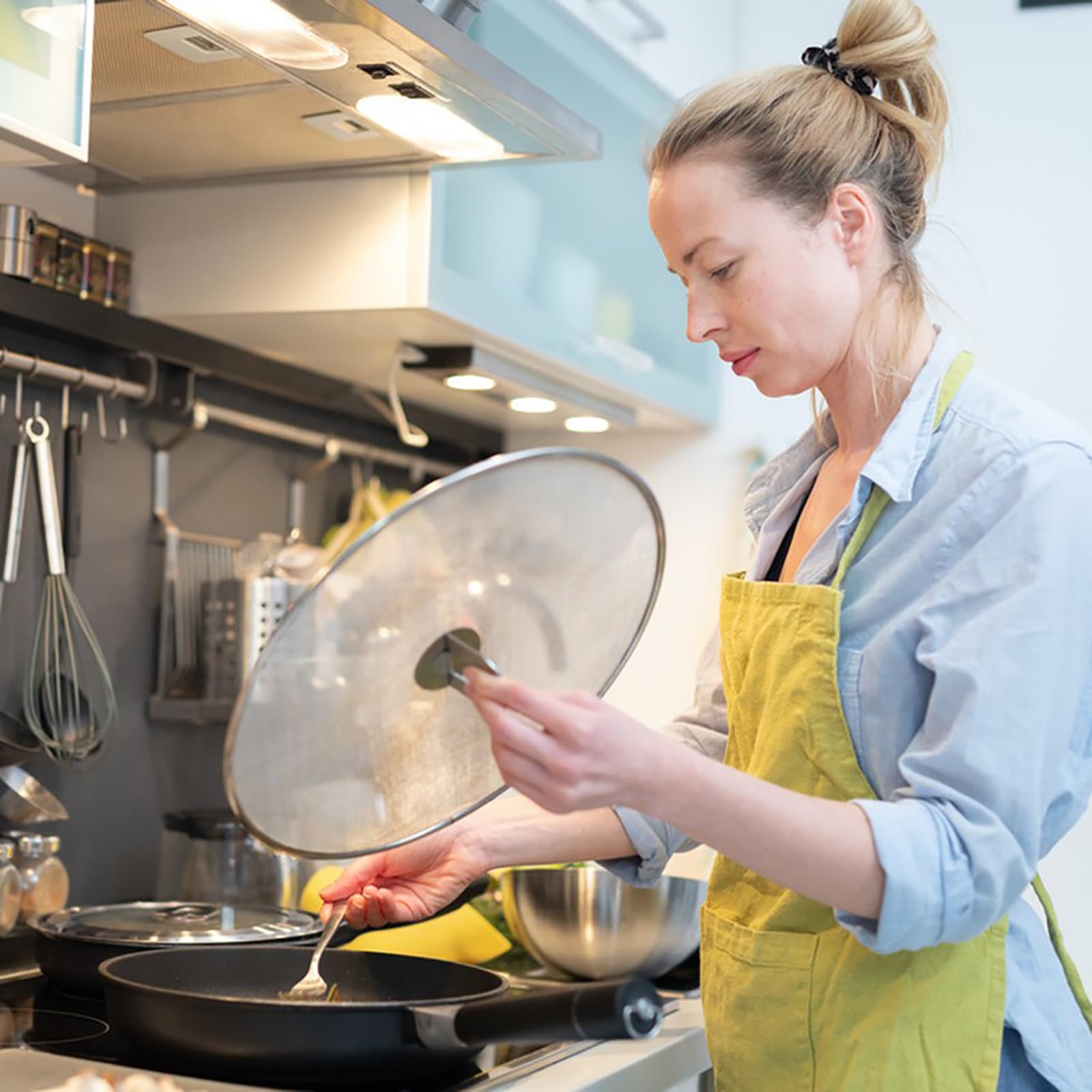 Pizza Screen Nicunom 4-Piece Splatter Screen Set Stainless Steel