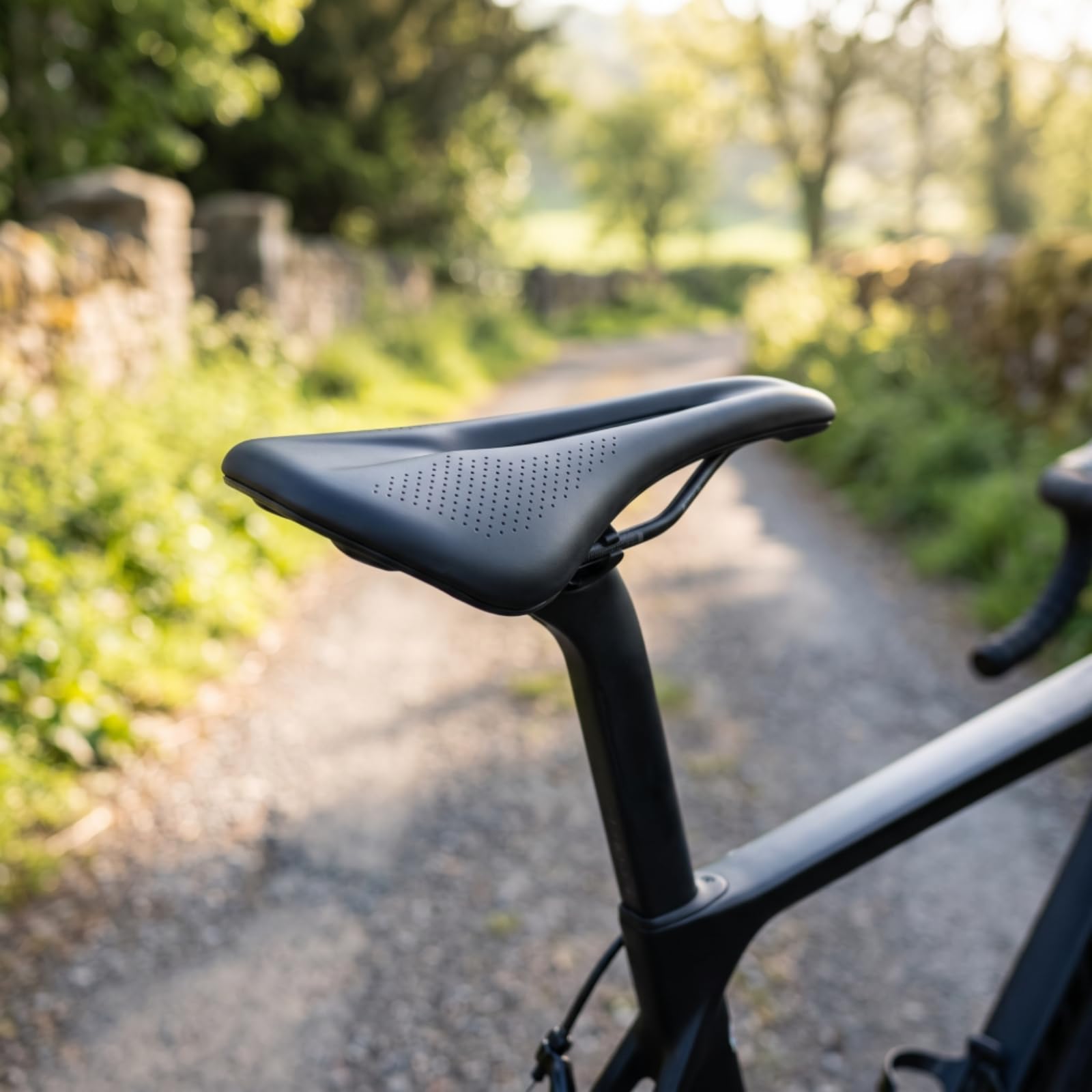 LOVIVER Sella con Foro Centrale Ergonomica Sella con Foro Confortevole Sellino Antiprostata per Ciclismo