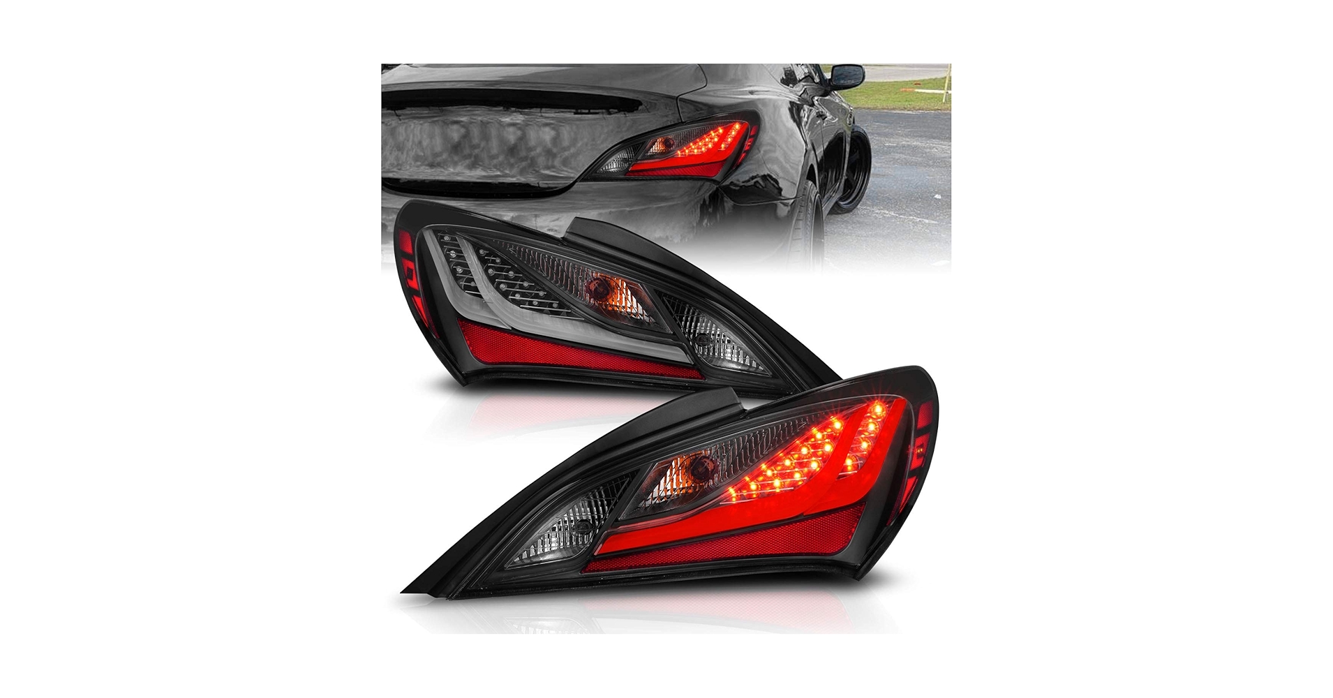 Amazon.com: ANZO (321347) 10-13 Hyundai Genesis 2DR LED