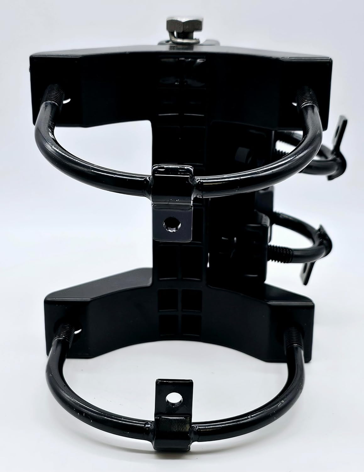 Multi-Size Heavy Duty Chain Link Self-Closing Hinge - Universal (Fits 4" Post,1-3/8"-2" Gate) - CL-7212-BK - Nationwide Industries