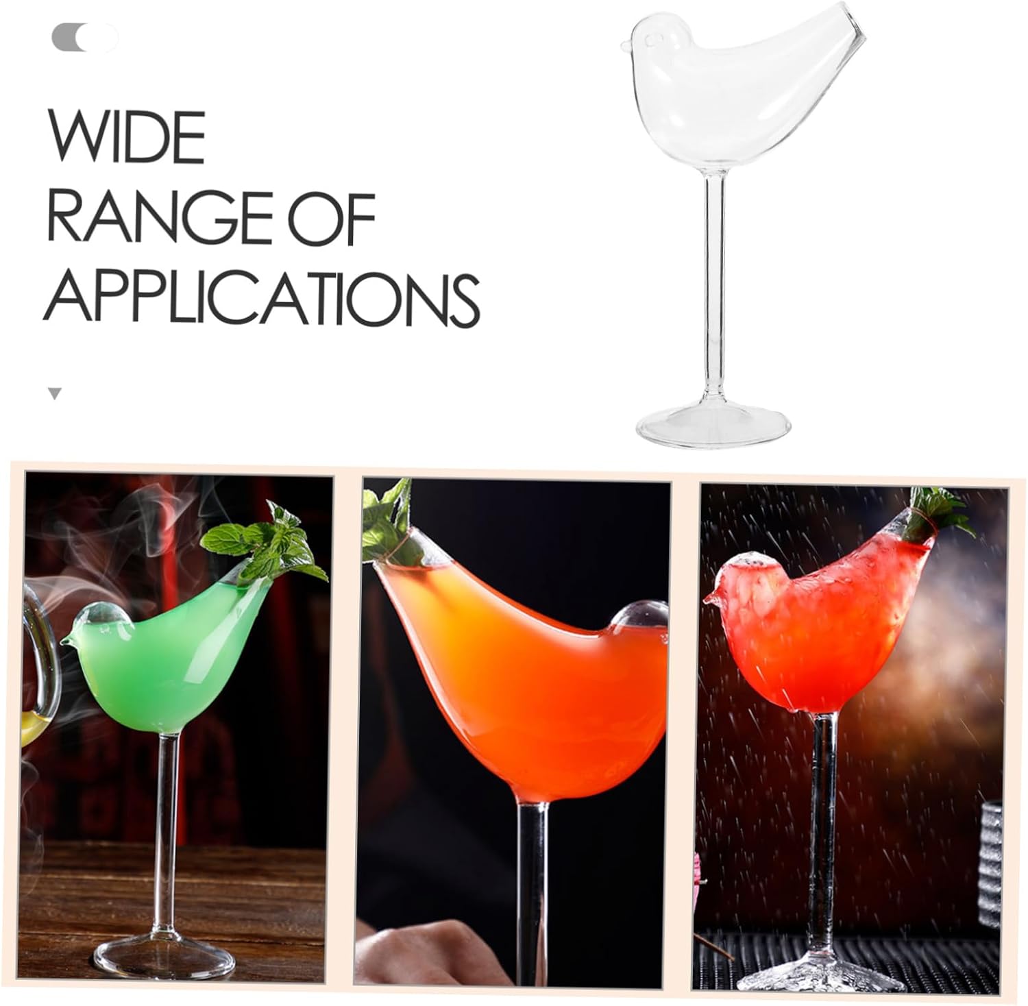 Unomor 4pcs Smoke Cocktail Drinking Glasses Elegant Glass Wine Cups for Parties Weddings Gatherings Versatile Beverage Containers for Whiskey Wine and Cocktails