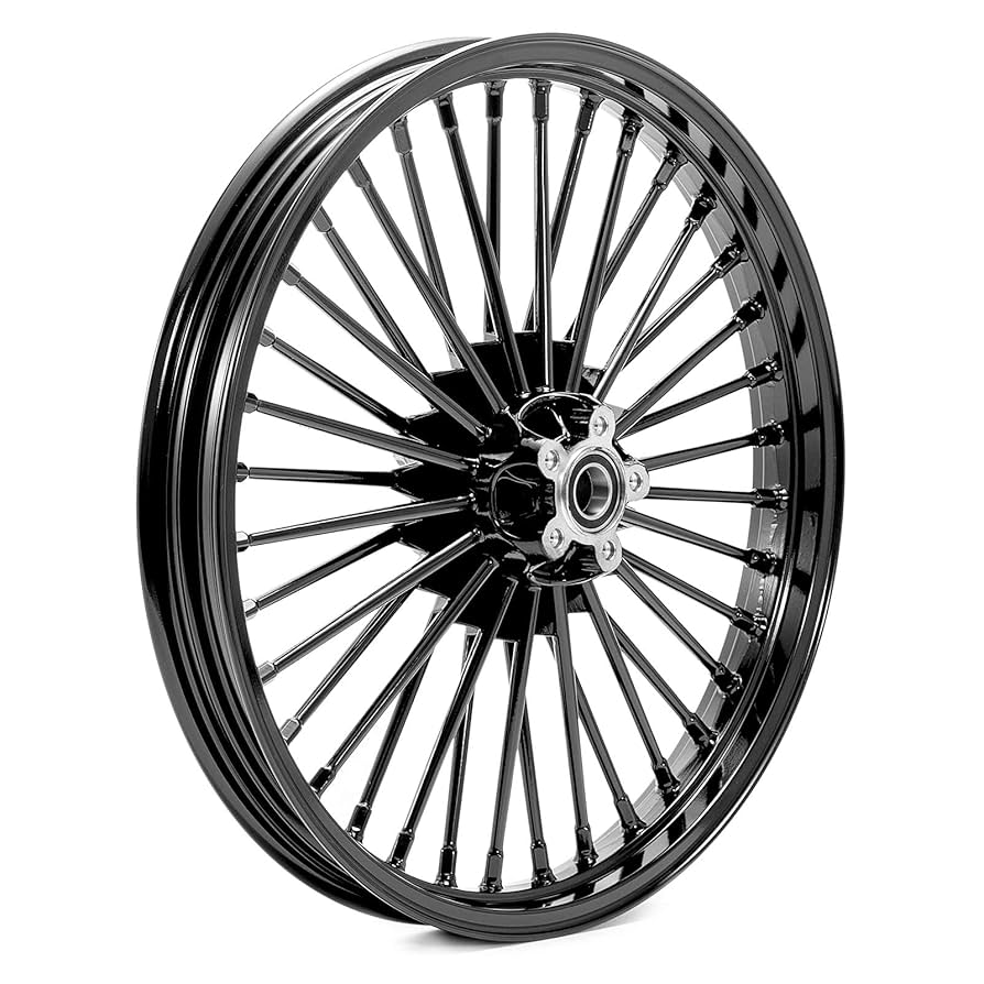 Amazon.com: TOFR 19x2.5 Gloss Black Front Wheel Rim 36 Fat