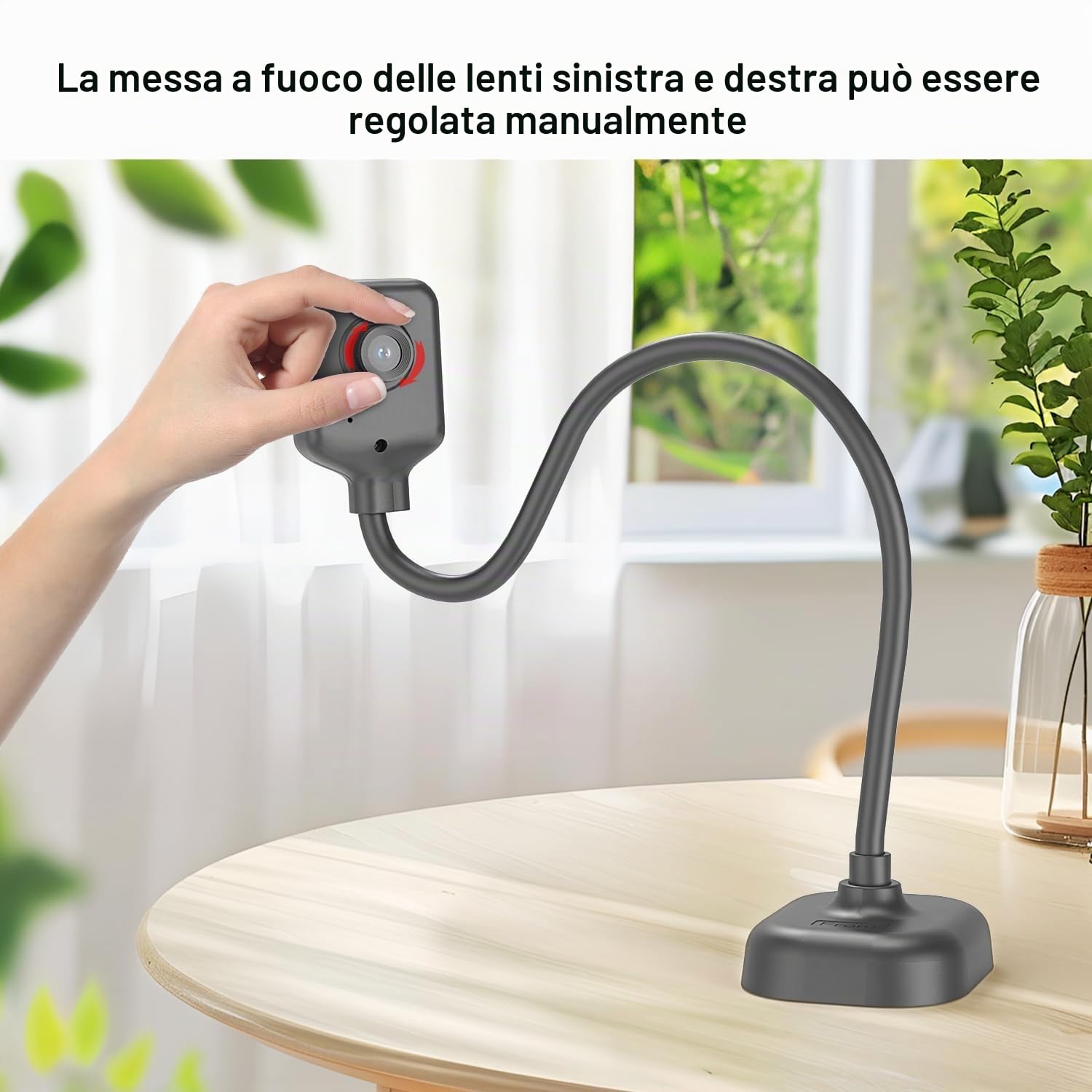 Gawerta Telecamera USB per Insegnanti e Classe, Webcam PC per Mac OS, Windows, Chromebook, per Demo Live, Conferenze Web, Apprendimento a Distanza, Insegnamento Remoto