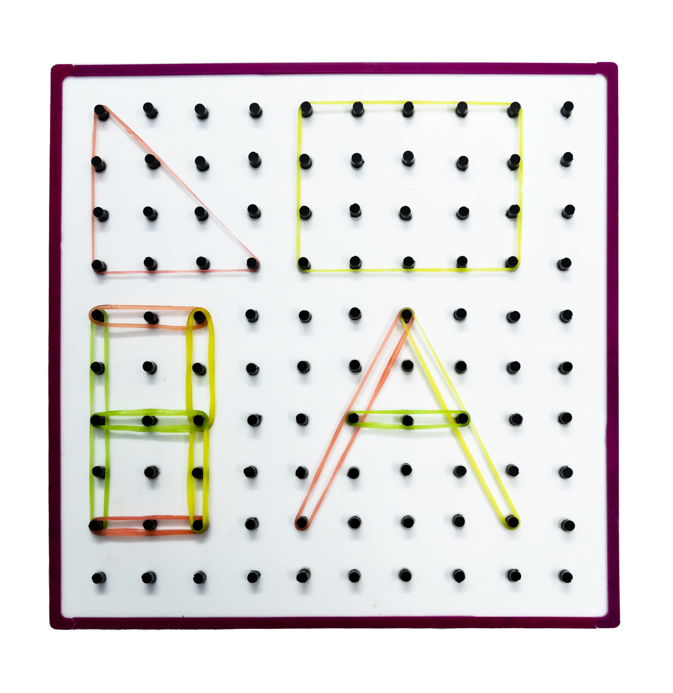 MATHWORLD Kid Plastic Geo Board Double Sided 10X10 Pins, Multicolour (B07LBQZWRZ) Amazon Price History, Amazon Price Tracker