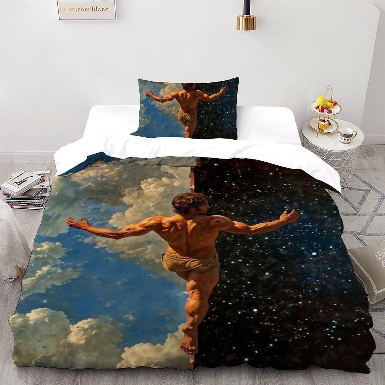 Housse de couette single Aventure pour lit enfant avec 2 taies d'oreiller