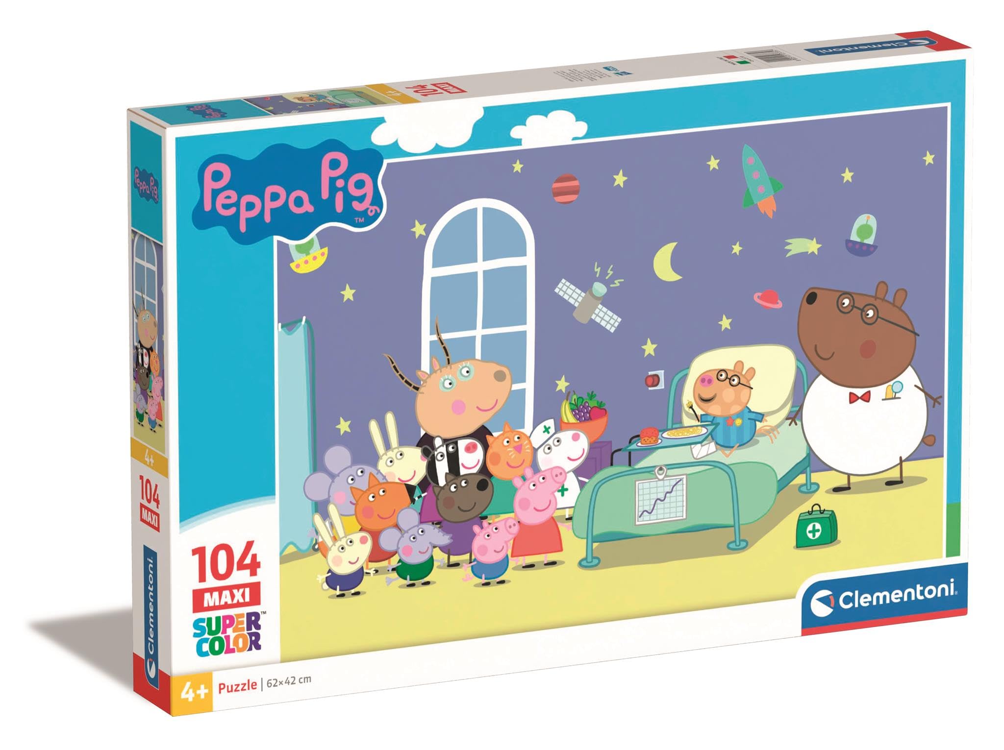 New Clementoni Peppa Pig Maxi Puzzle 104Pcs