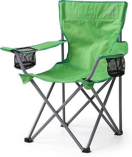 MOUNTAIN SUMMIT GEAR Silla Anytime para camping, deportes y exteriores con bolsa de transporte, sillas de camping para adultos, silla plegable para