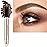 2 in 1 brown Eyeshadow stick and Sponge Makeup Brush, Smooth Cream Shimmer Shadow Pencil Long Lasting Waterproof Eye Shadow Highlighter Stick Makeup , Hypoallergenic Eyeshadow, Highlighter Eye Liner