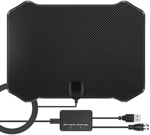 TAOPE Antena de TV para Smart TV,Antena de TV para interiores,Antena de TV Digital HD Interior,Antena digital de largo alcance de 350 millas para