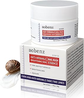 aobenz Snail Mucin Moisturizer - Snail Mucin 68%, Niacinamide 2%, Hyaluronic Acid | Firming & Hydrating Night Cream for Face, Neck | Anti Wrinkle, Tightening, Repair |For All Skin Types, 1.76FL(1PCS)