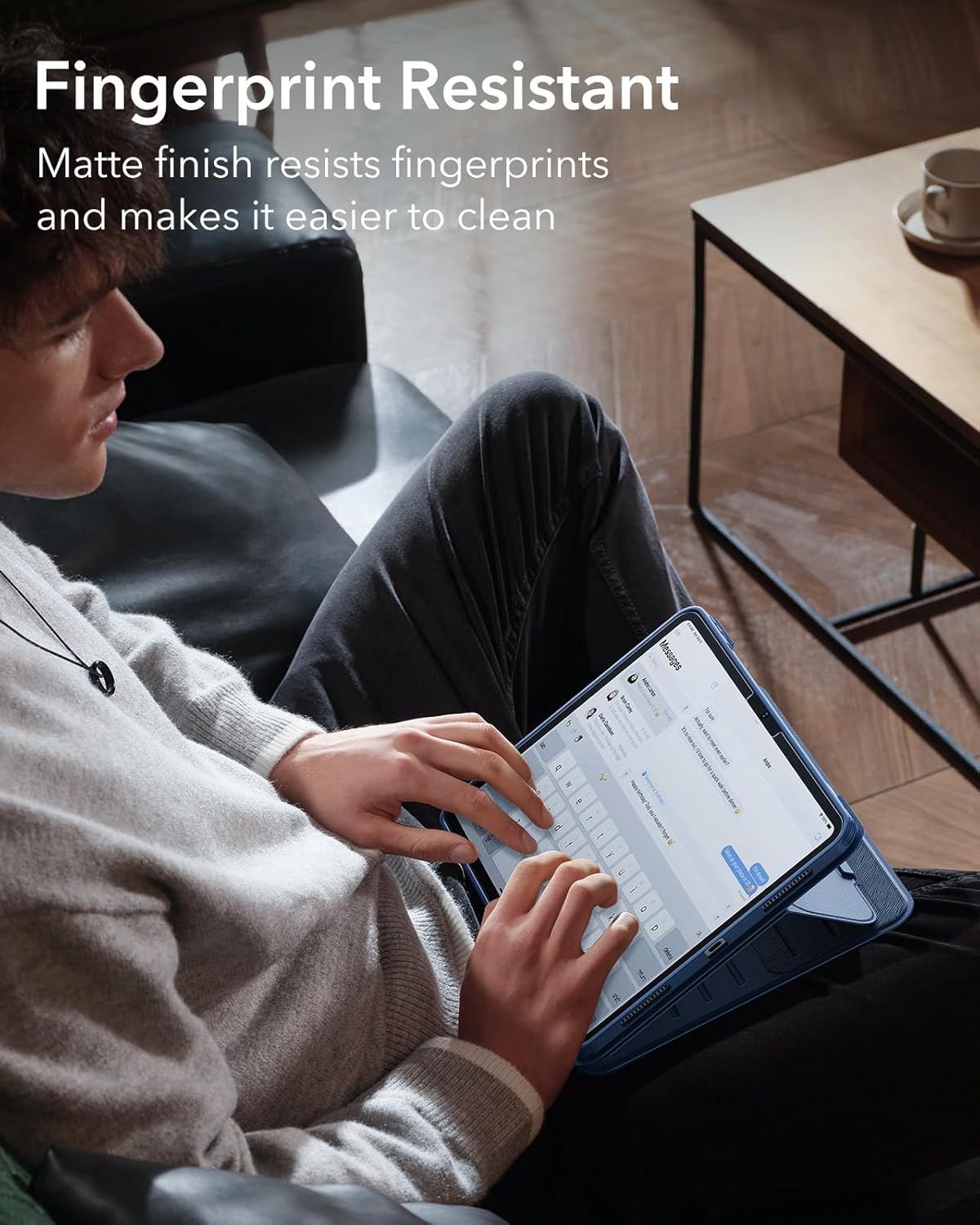 ESR 2 Pack Armorite Paper-Feel Screen Protectors for iPad Pro 13 Inch (M5/M4) 2025/2024, Military Grade Protection, 9H Matte Tempered Glass Film with Ultra Fit Tray, Write Like on Paper, Anti-Glare - Image 9