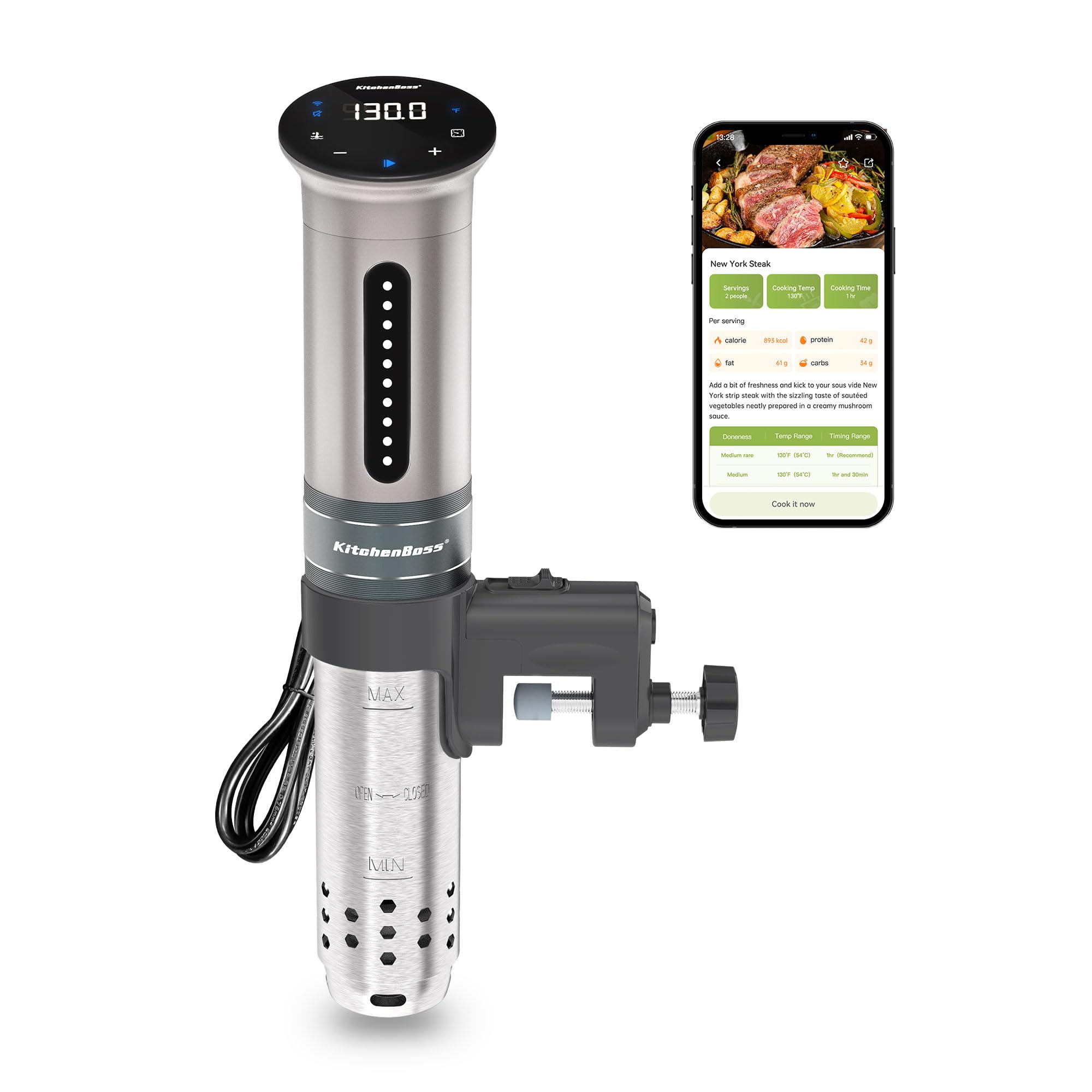 KitchenBoss G310Px Sous Vide Cooker